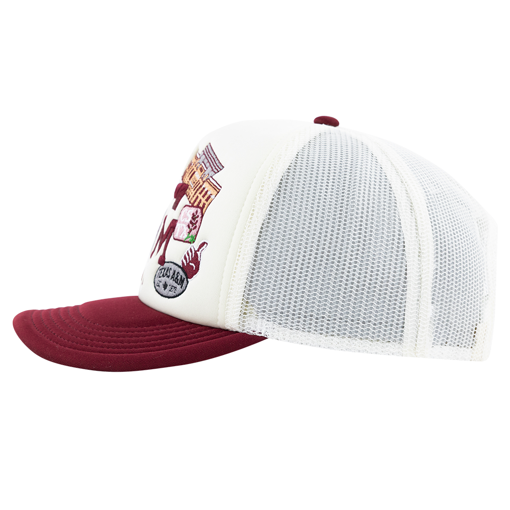 Texas A&M University Collegiate Outfitters All Over Patch Hat