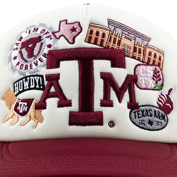 Texas A&M University Collegiate Outfitters All Over Patch Hat