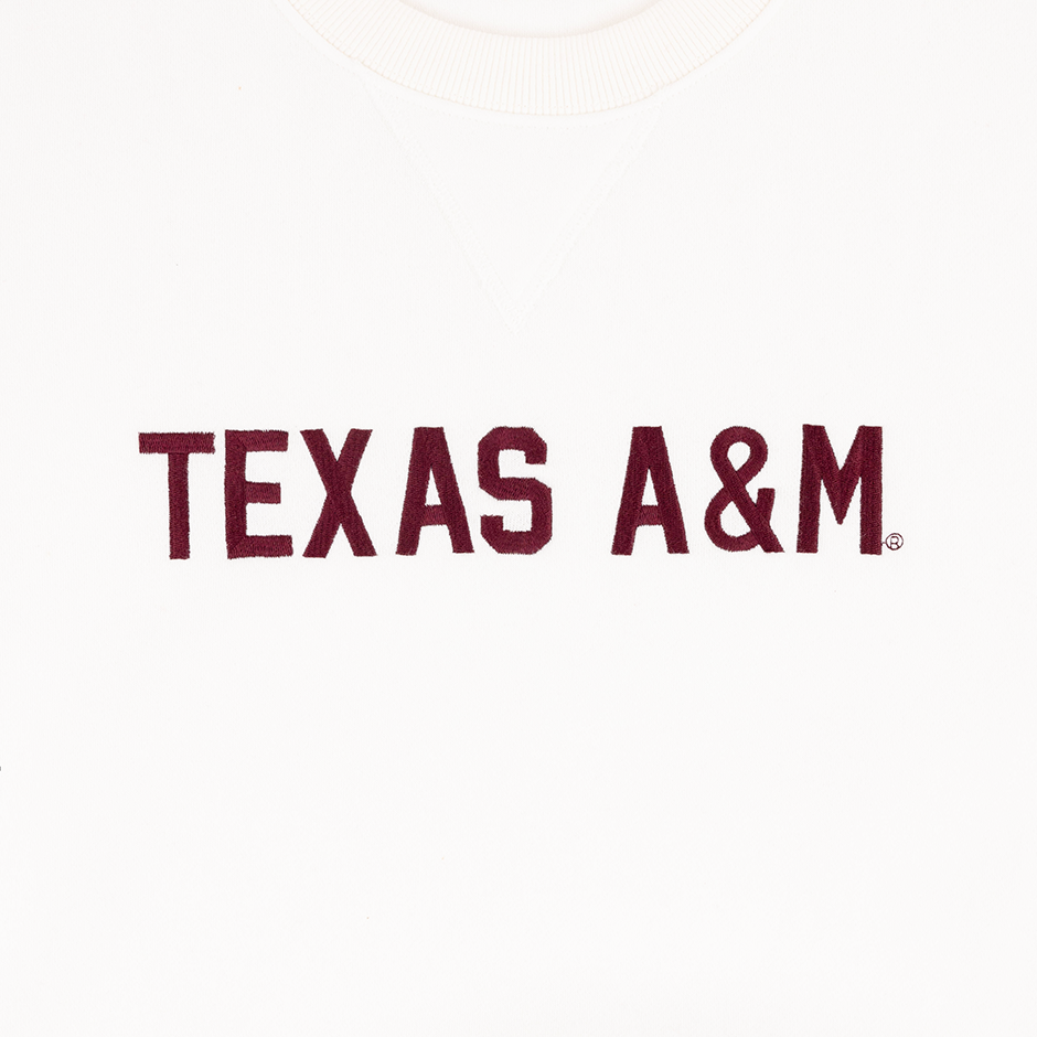 Texas A&M Collegiate Outfitters V Notch Crew