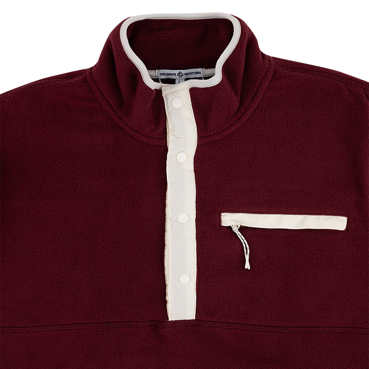 Collegiate Outfitters Fleece Button Up 1/4 Zip