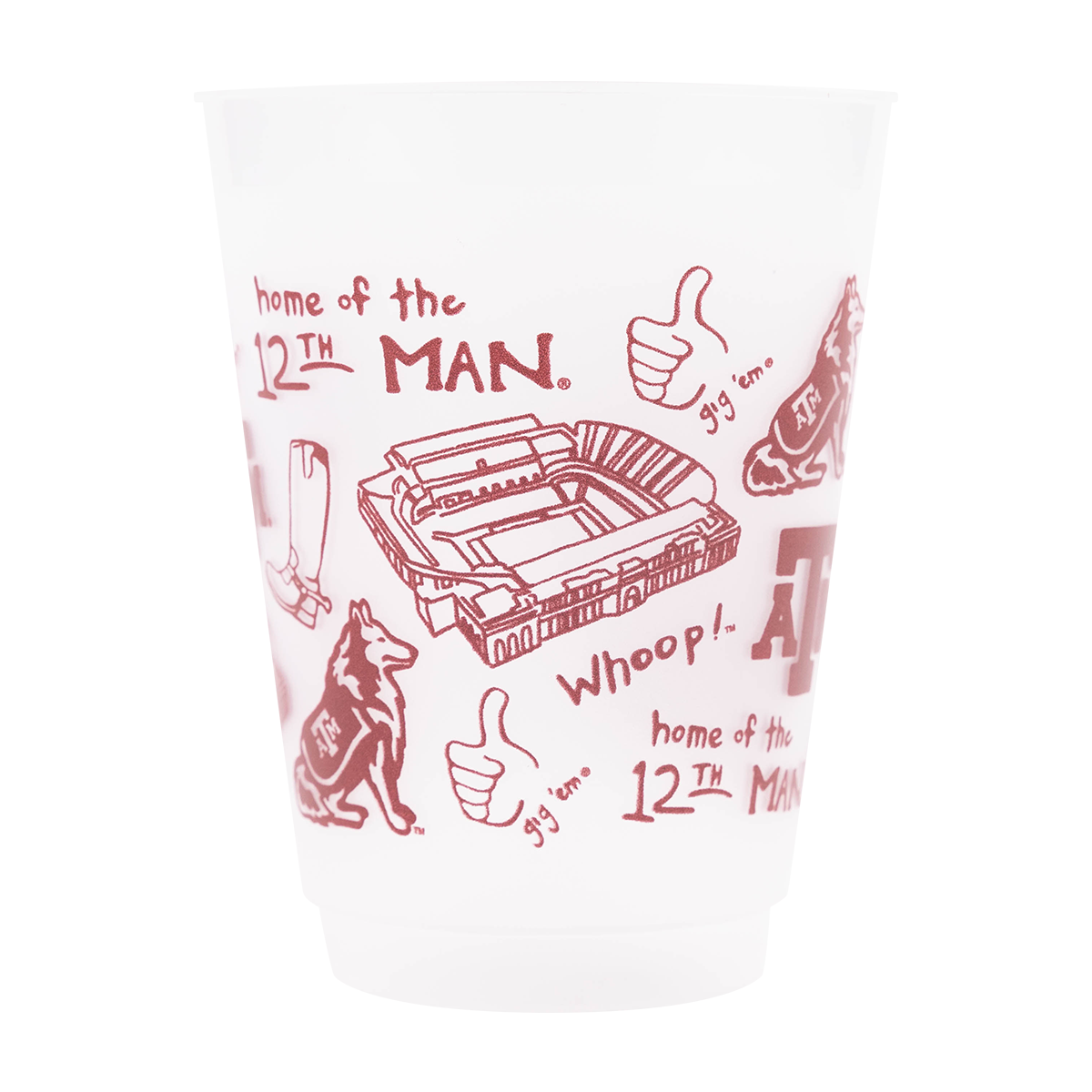 Texas A&M Shatterproof Cups