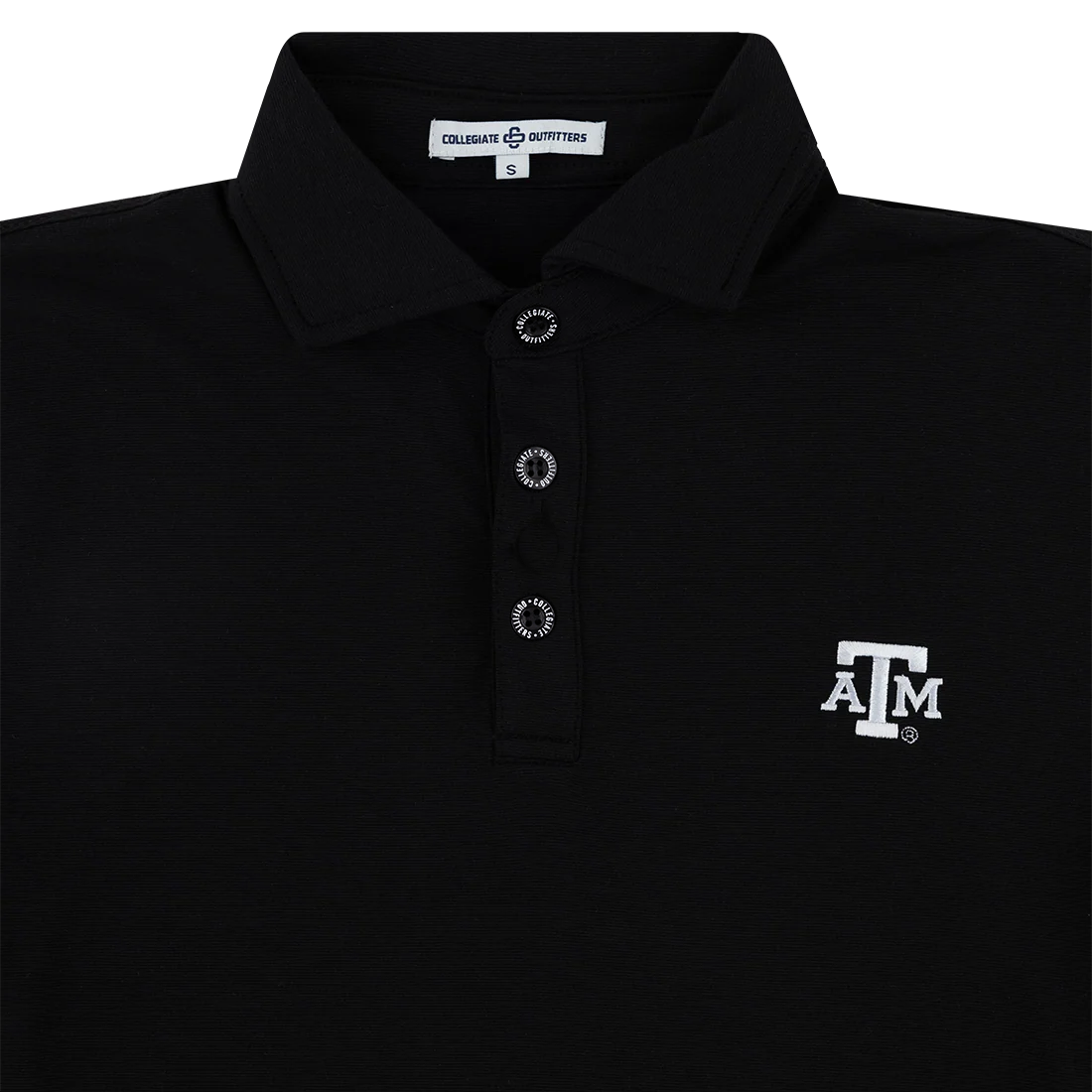 Texas A&M Collegiate Outfitters Solid Polo - Black
