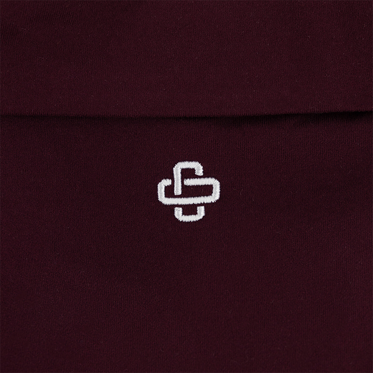 Collegiate Outfitters Maroon Womens V Neck Polo