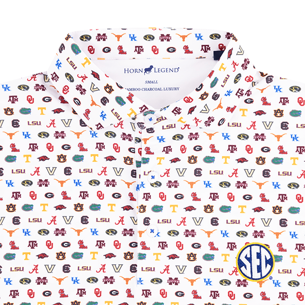 SEC All Over Team Polo