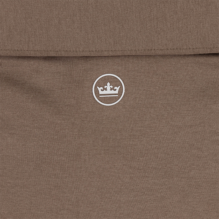 Texas A&M Peter Millar Brown Solid Performance Jersey Polo