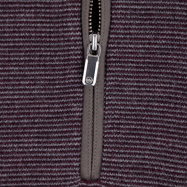 Texas A&M Peter Millar West Quarter Zip Maroon Sweater