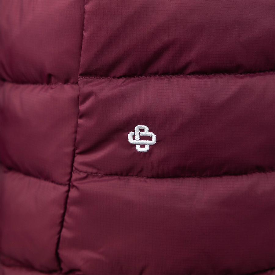 Collegiate Outfitters Maroon Puffer Jacket