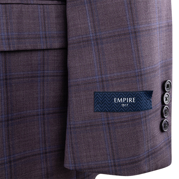 Empire Super 130's Maroon Wool Blazer