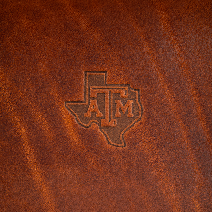Texas A&M Lonestar Heritage Gear Leather Snap Tray