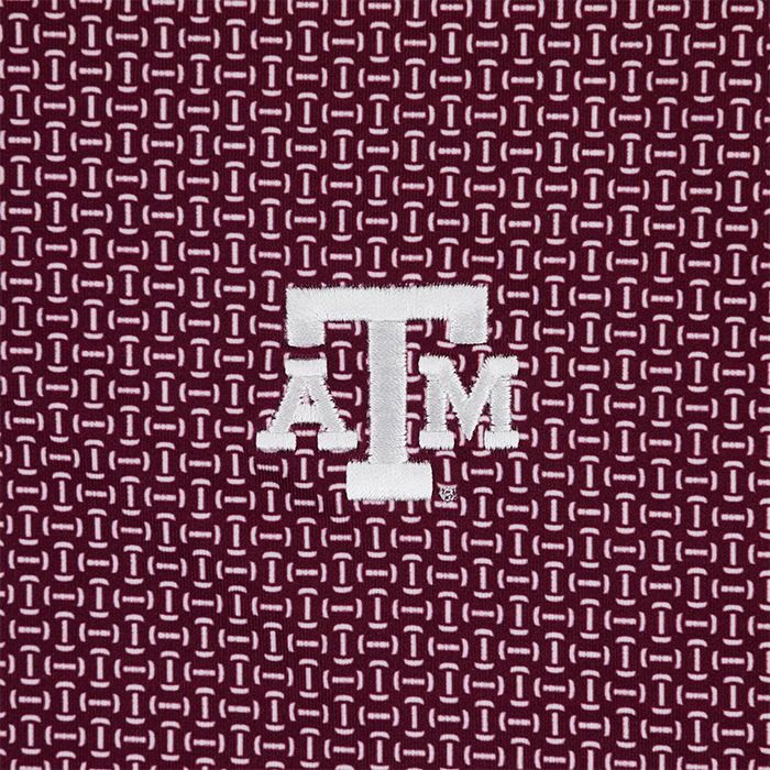 Texas A&M Horn Legend Football Laces Polo