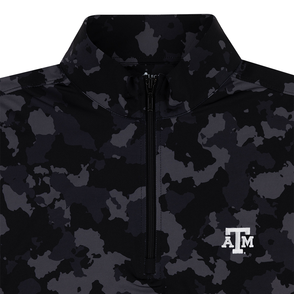 Texas A&M Horn Legend Camo 1/4 Zip