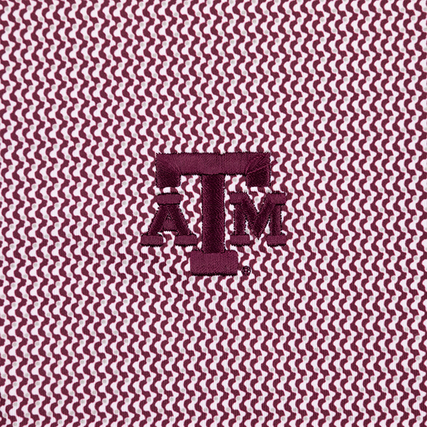 Texas A&M Horn Legend Womens Coils Pattern Polo