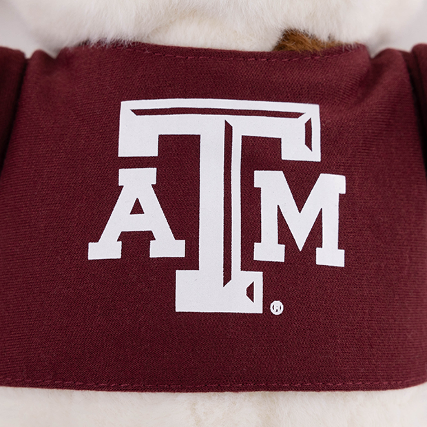 Texas A&M Dog with Tee Toy plush