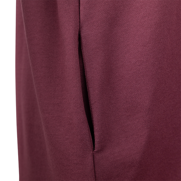 Maroon Short Sleeve T-Shirt Dress