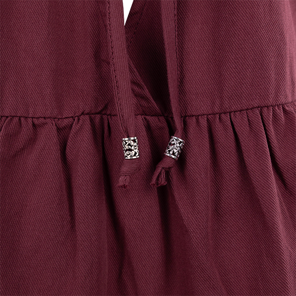 V Neck Tiered Dress