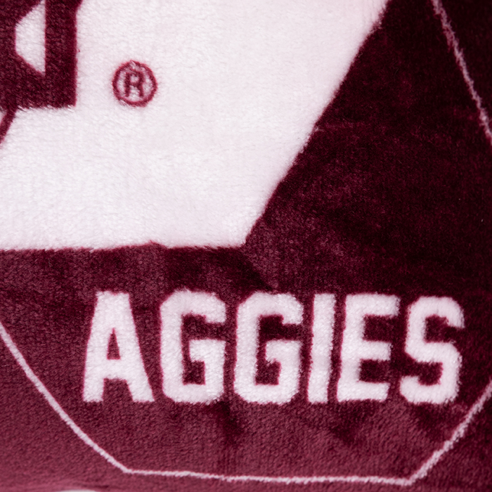 Texas A&M Aggies Hexagon Plush Pillow