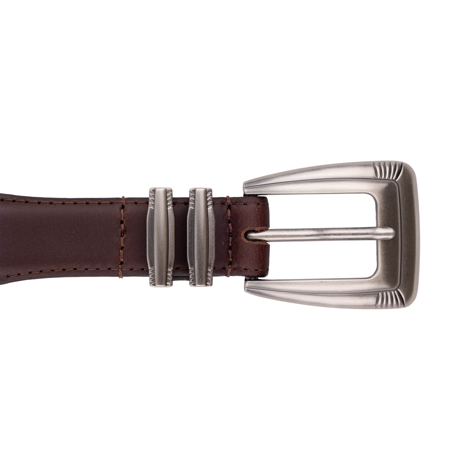 Texas A&M Zepplin Matte Leather Concho Belt