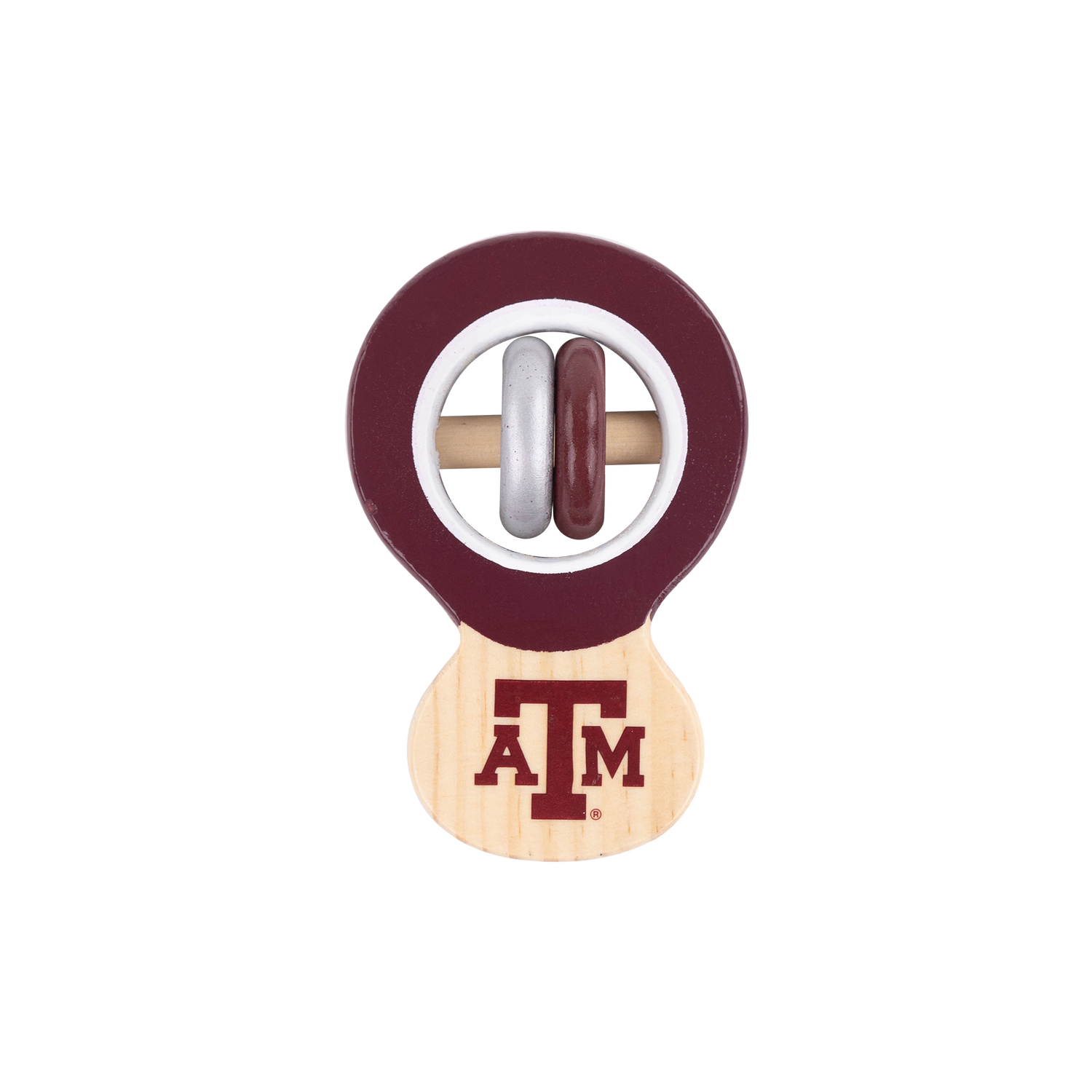 Texas A&M Wooden Rattles Set