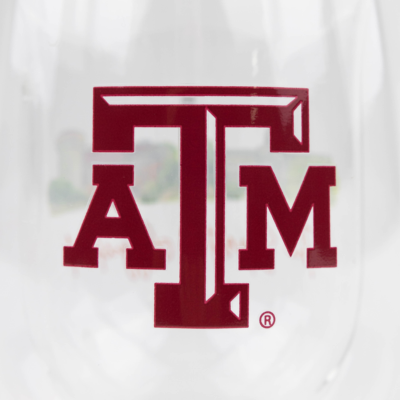 Texas A&M Valiant Landmark Glass Mug