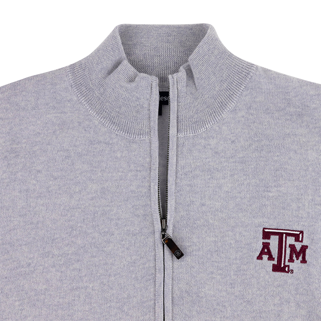 Texas A&M Turtleson Extra Fine Merino Quarter-Zip
