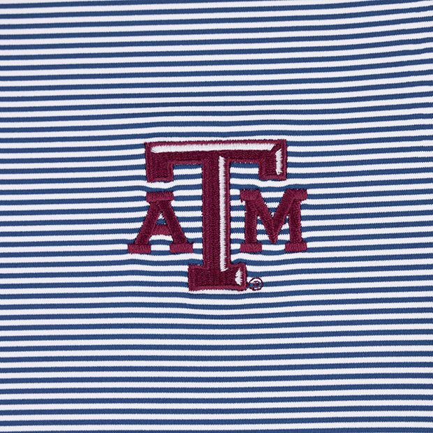 Texas A&M Turtleson Andrea Stripe Performance Polo