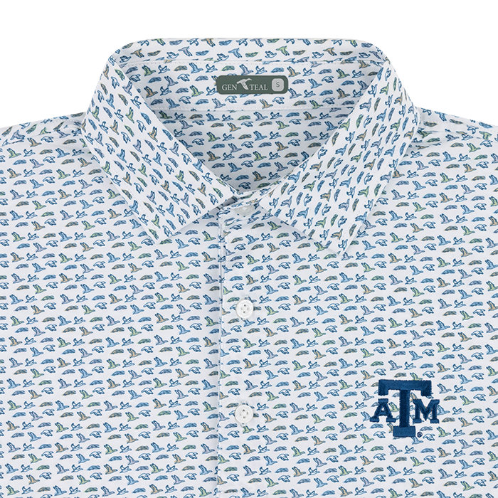 Texas A&M GenTeal Soaring Silouettes Polo
