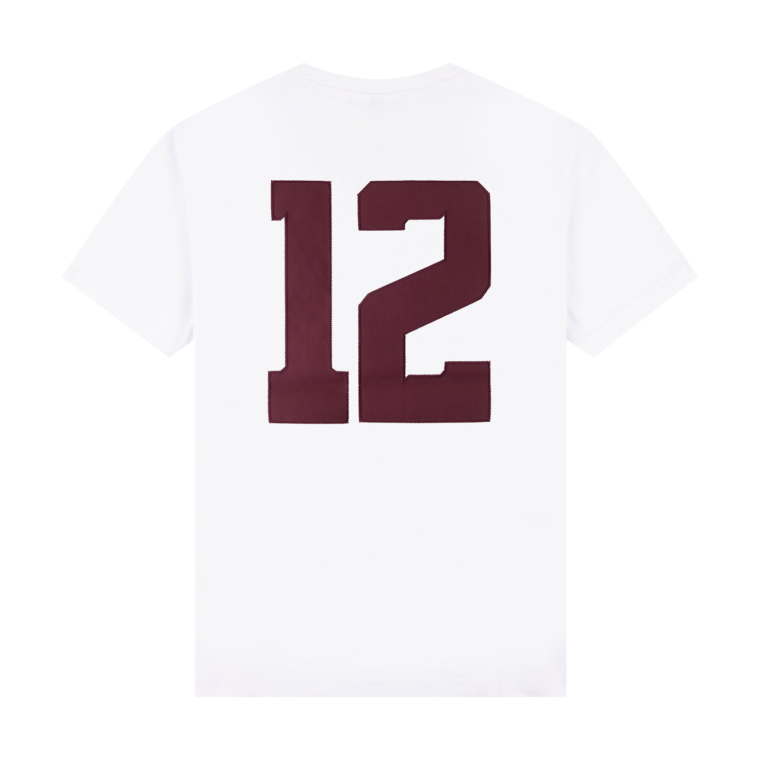Collegiate Outfitters Texas A&M Fabric Letters White Jersey Tee