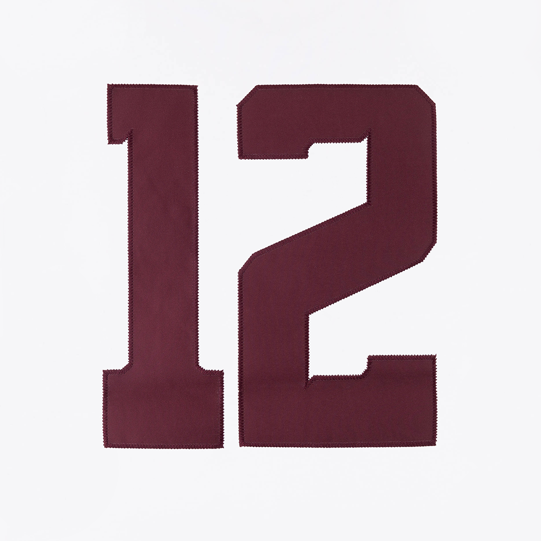 Collegiate Outfitters Texas A&M Fabric Letters White Jersey Tee