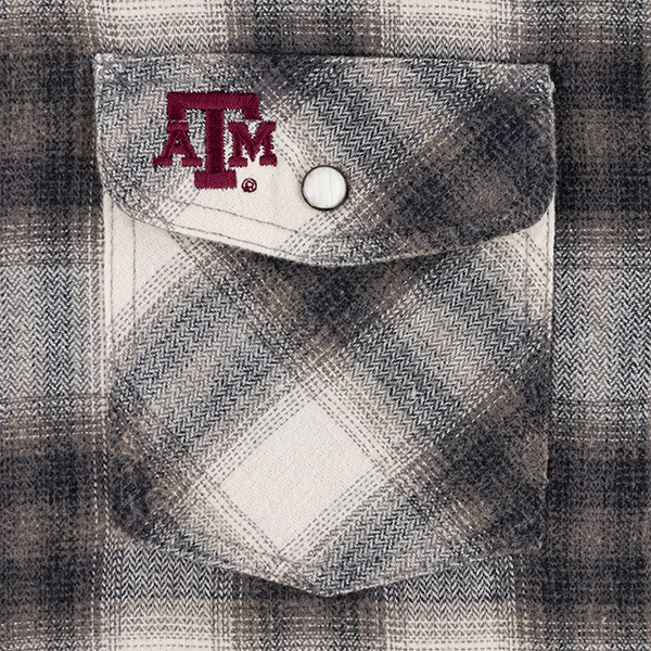 Texas A&M Flag & Anthem Alma Long Sleeve Vintage Wash Flannel