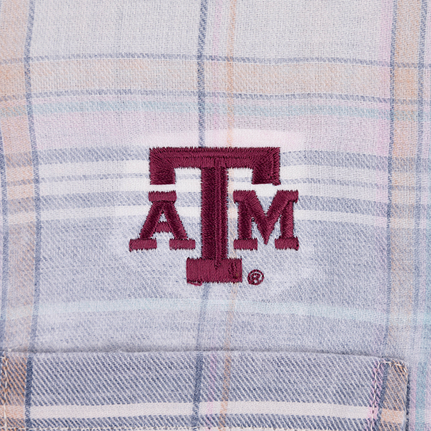 Texas A&M Flag & Anthem Marina Double Pocket Vintage Woven Shirt
