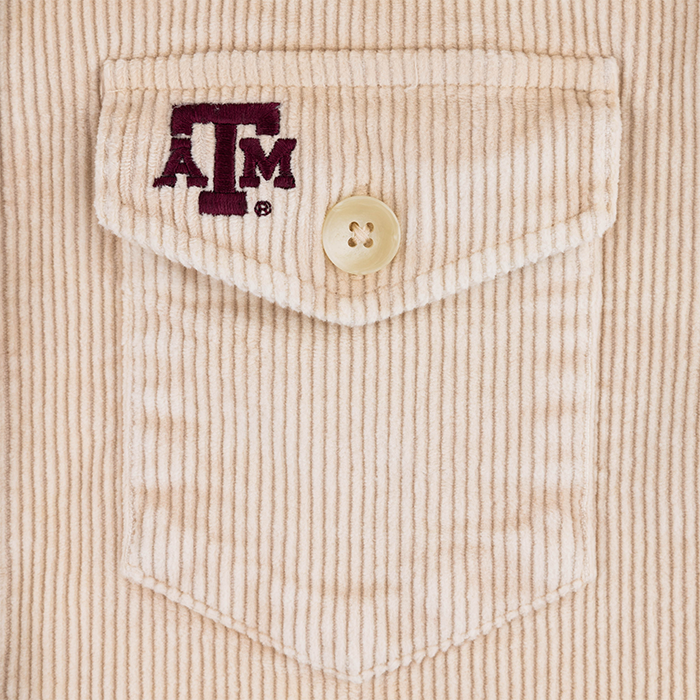 Texas A&M Flag & Anthem Cayce Double Pocket Corduroy Shirt Jacket
