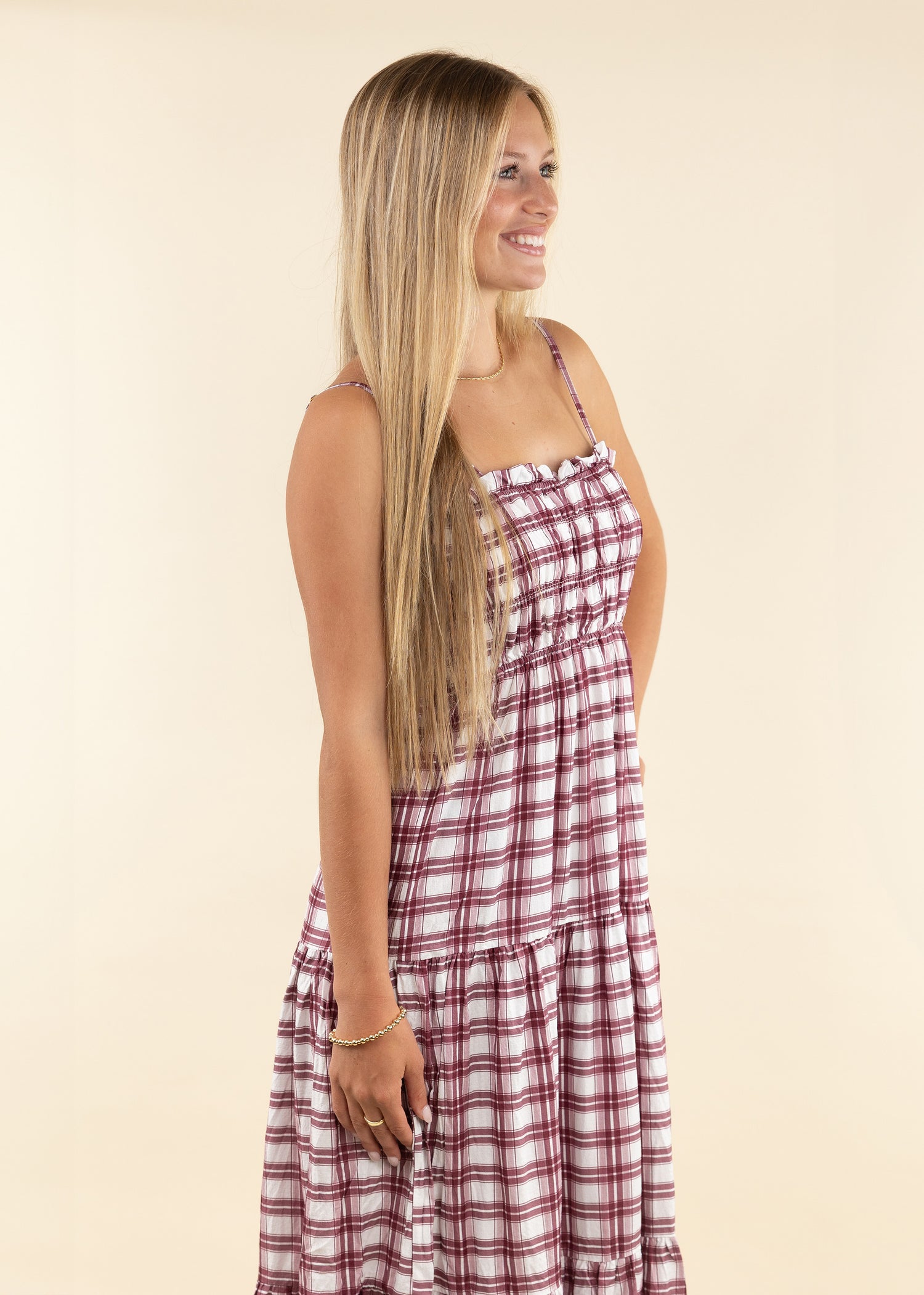 Collegiate Outfitters Plaid Windowpane Dress
