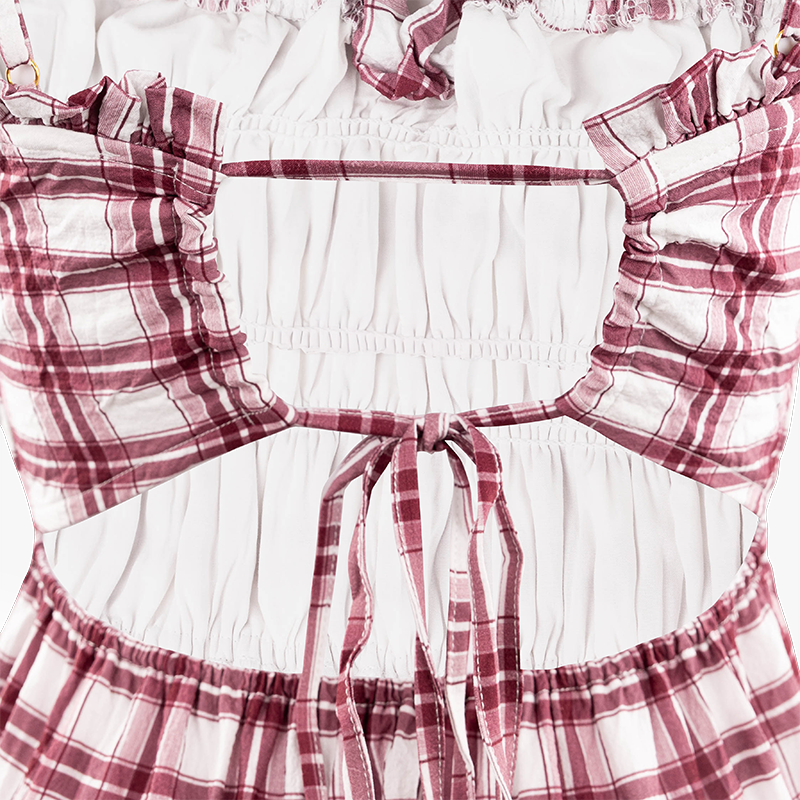 Collegiate Outfitters Plaid Windowpane Dress