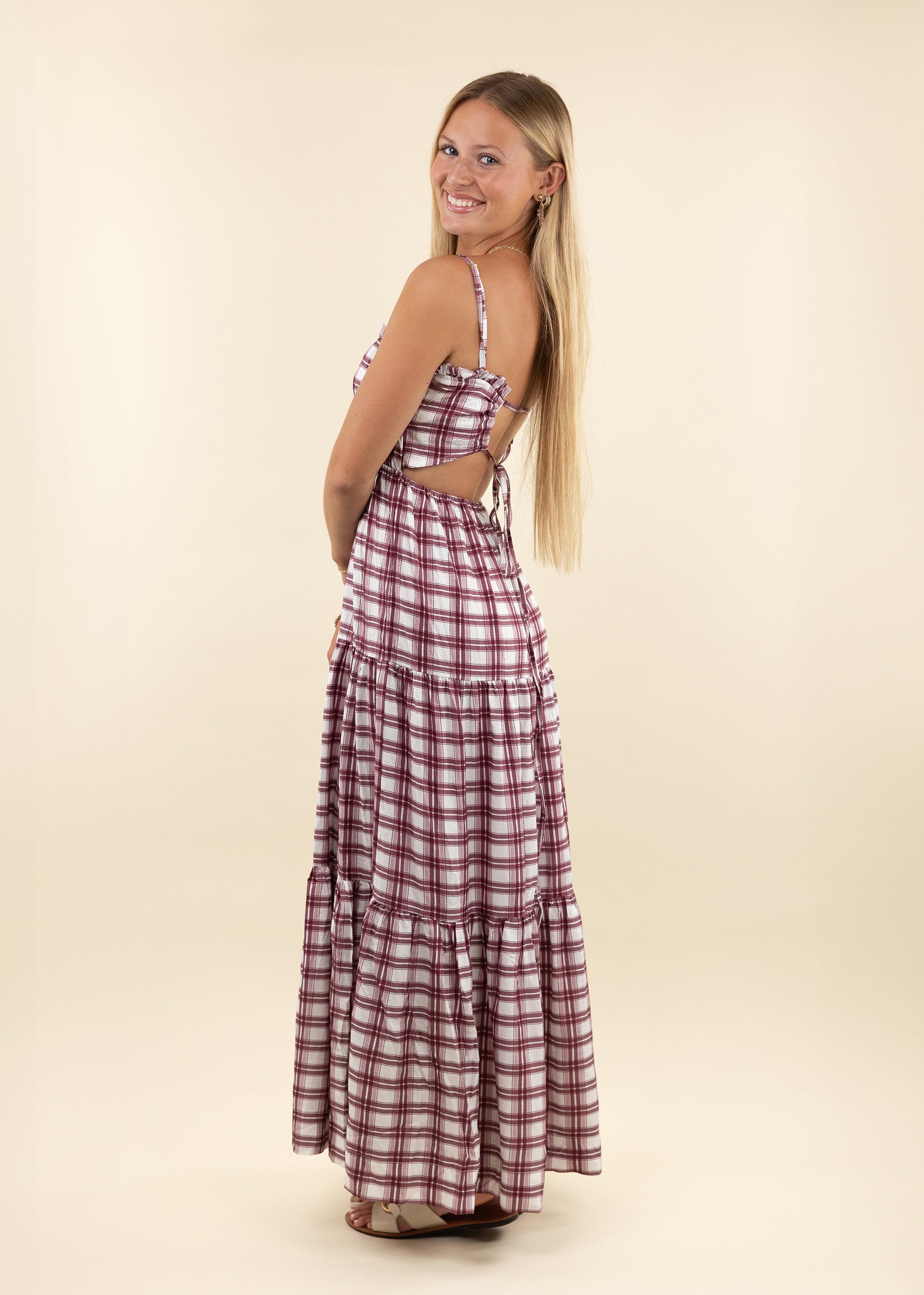 Collegiate Outfitters Plaid Windowpane Dress