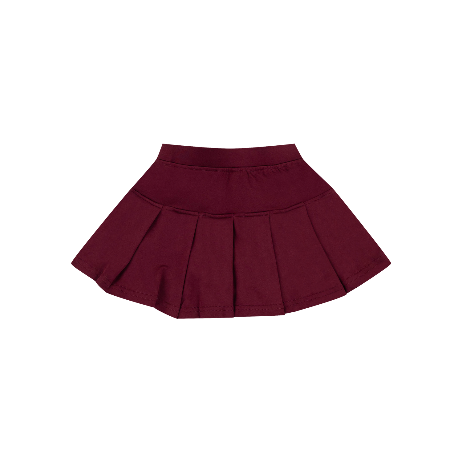 Solid Maroon Skort