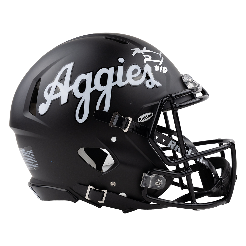 Marcel Reed Black Authentic Football Helmet