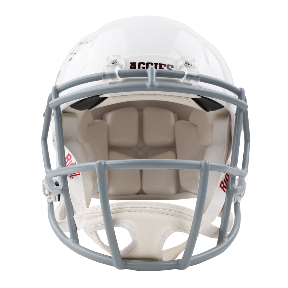 Texas A&M Aggies Marcel Reed White Authentic Football Helmet