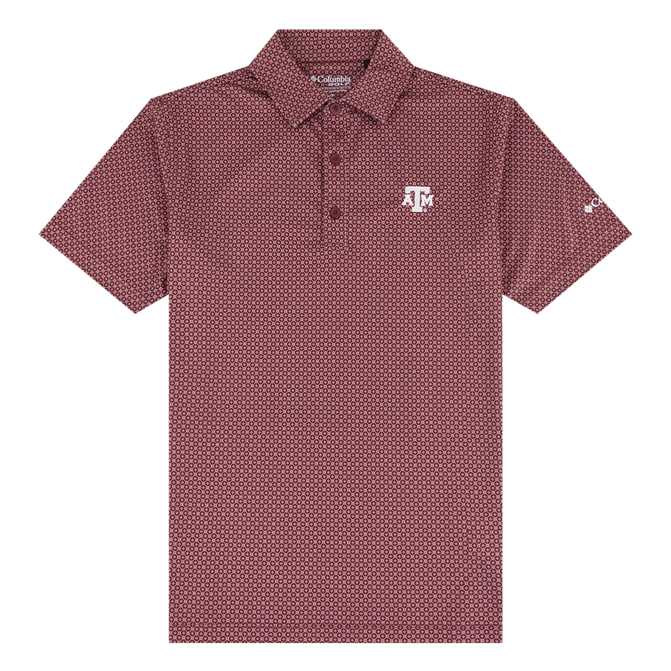 Texas A&M Columbia Club Master Polo - Maroon