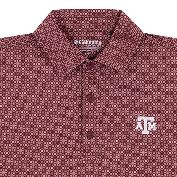 Texas A&M Columbia Club Master Polo - Maroon