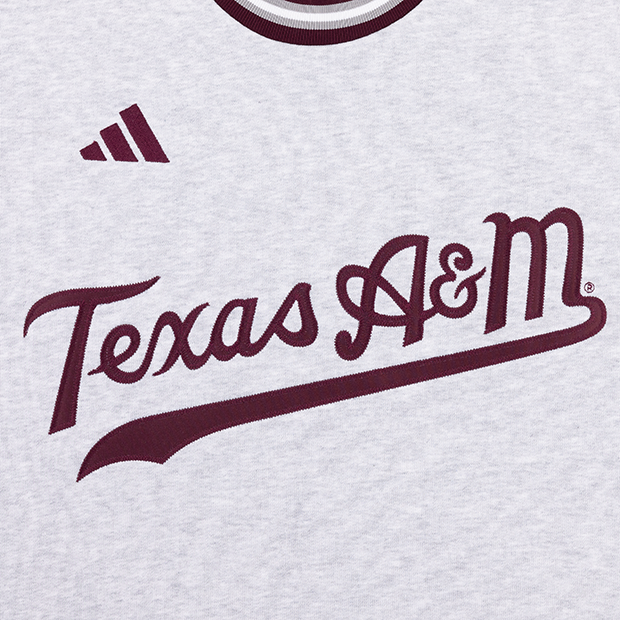 Texas A&M Adidas Ribbed Crew