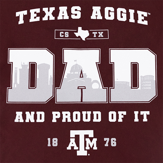 Texas A&M Aggie Dad And Proud Of It T-Shirt