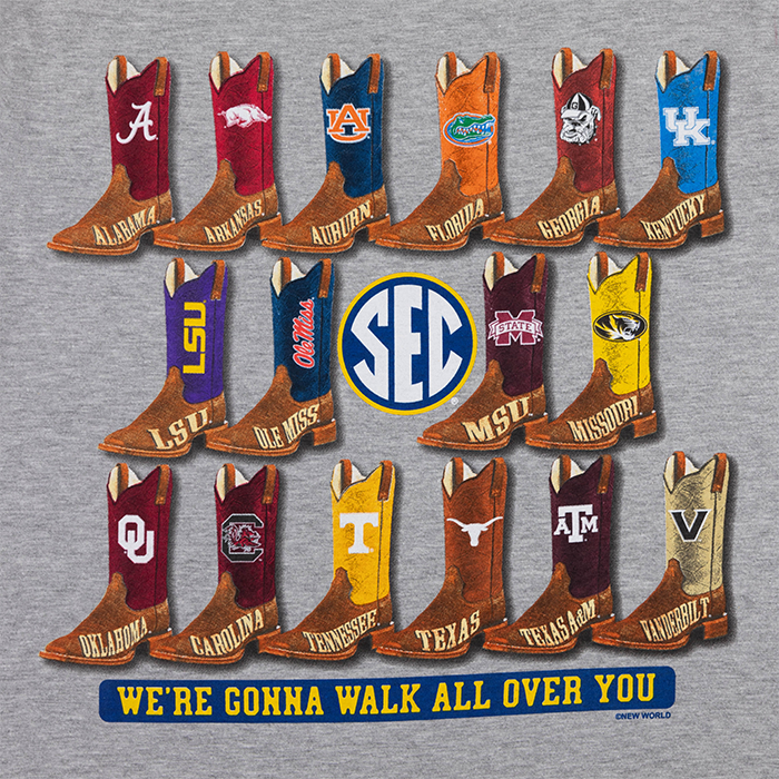 Texas A&M SEC Boots T-Shirt