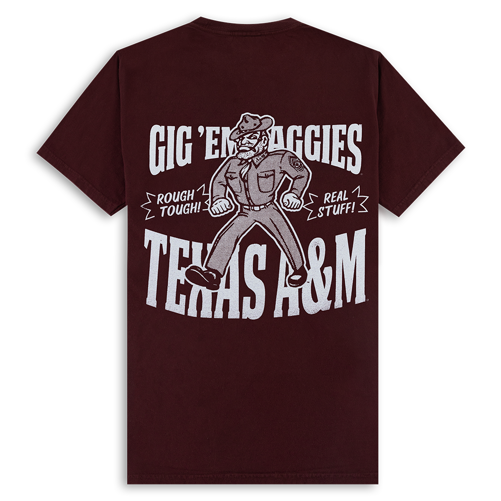 Texas A&M Aggies Maroon Vintage Sarge T-shirt