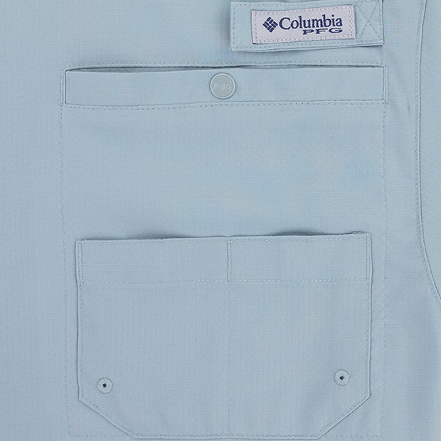 Texas A&M Columbia Crushed Blue Tamiami Shirt