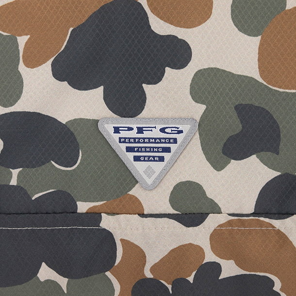 Texas A&M Columbia Men's Button Down - Camo