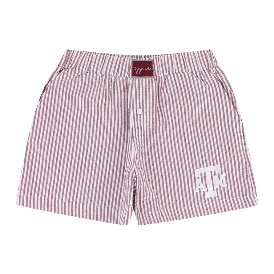 Texas A&M Concepts Sport Short Sleeve Top and Short Set - Maroon