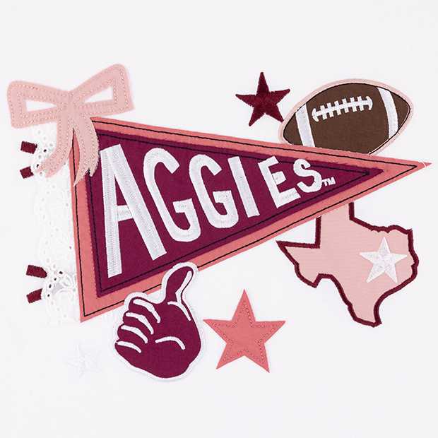 Collegiate Outfitters Pennant Aggies T-Shirt
