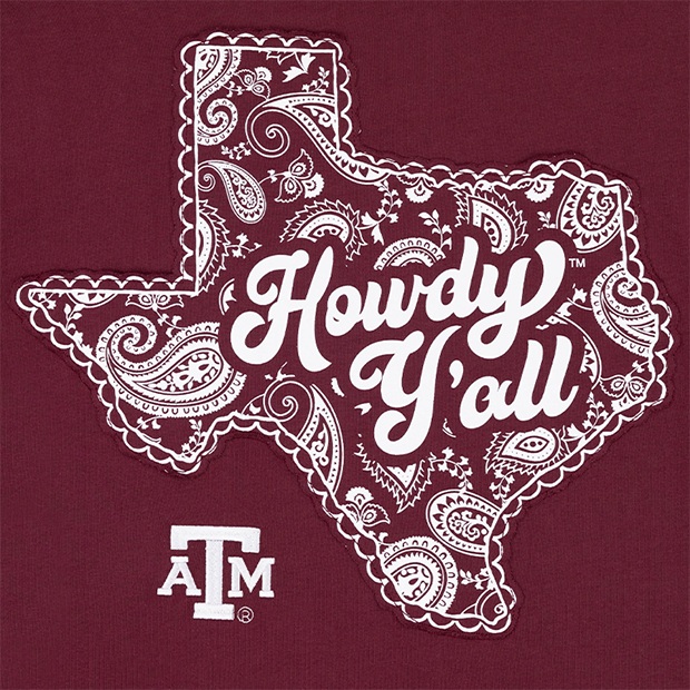 Collegiate Outfitters Texas Howdy Y'all T-Shirt