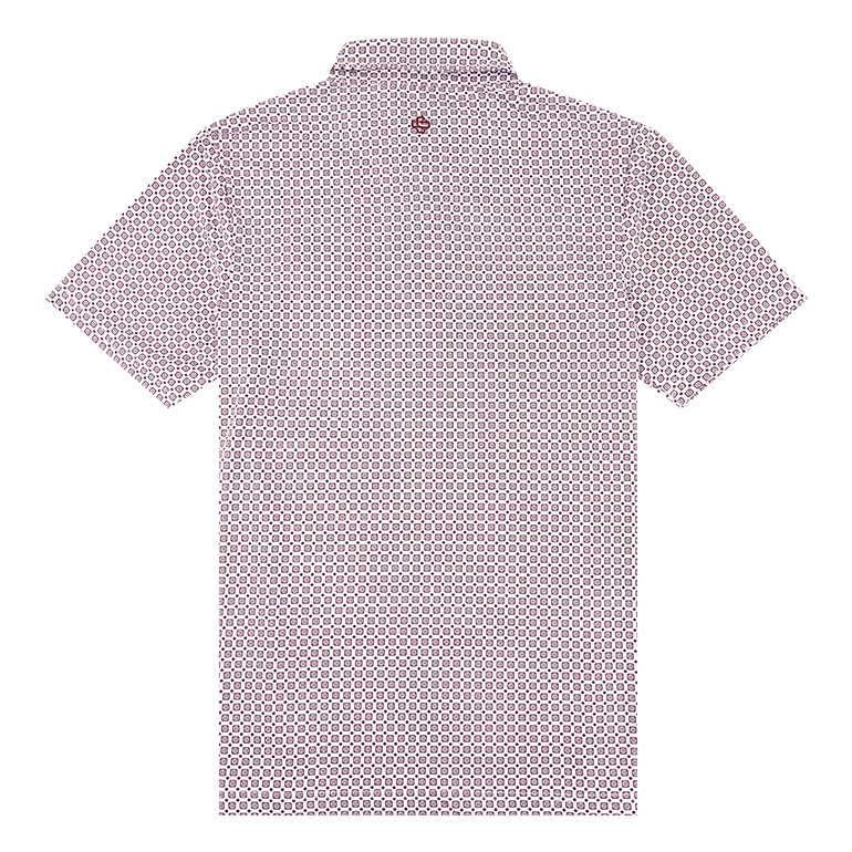 Texas A&M Collegiate Outfitters Geo Block Print Polo