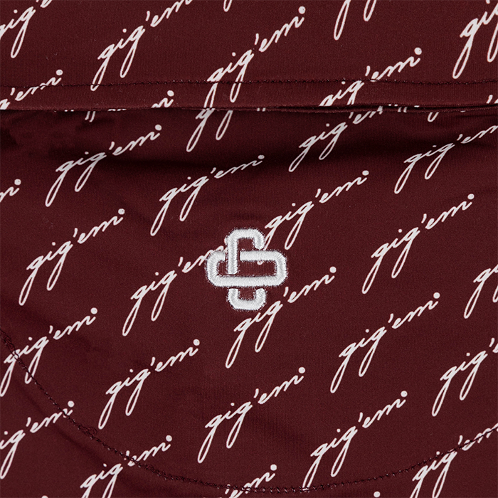 Collegiate Outfitters Script Gig 'Em All Over Polo